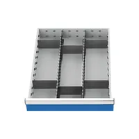 Produktbild von bedrunka+hirth - Schubladeneinteilung R 18-24 mit Metalleinteilung für Front 15