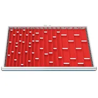 Produktbild von bedrunka+hirth - Schubladeneinteilung R 36-24 mit Muldenplatten für Front 50/75