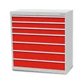 bedrunkahirth Schubladenschrank Tiefe 500, R 36-16, 7 x Schublade, Maße in mm (B x T x H): 980 x 500 x 1019 Produktbild