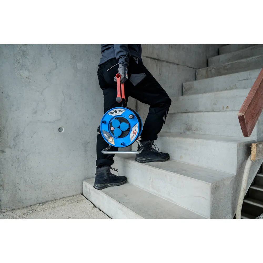 brennenstuhl Baustellen-Kabeltrommel Garant, IP44, H07RN-F 3G1,5mm², 25m Produktbild img3 L