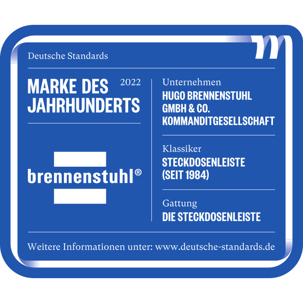 brennenstuhl® Steckdosenleiste 1152300400 Schalter 3-fach schwarz Produktbild img4 L