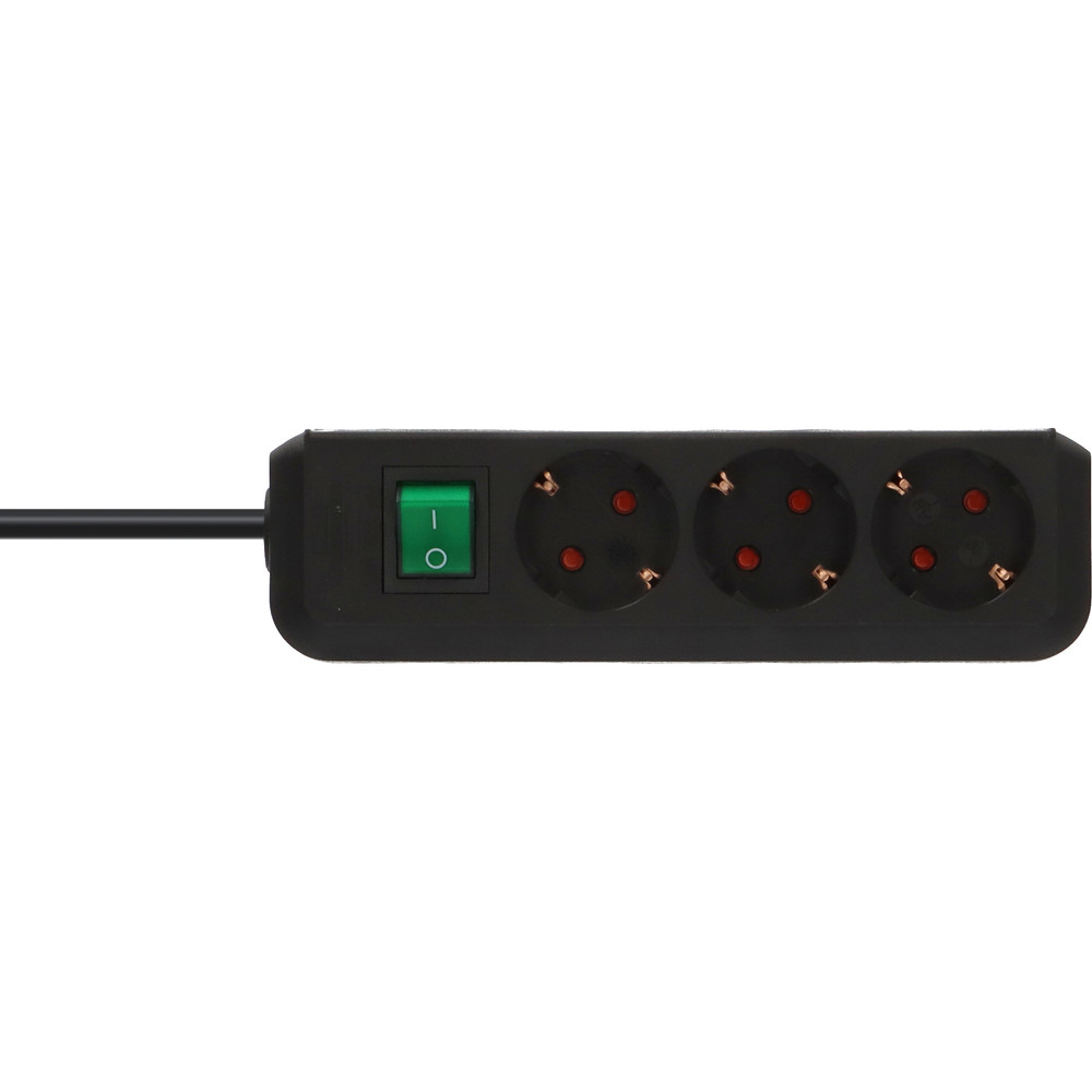 brennenstuhl® Steckdosenleiste 1152300400 Schalter 3-fach schwarz Produktbild img5 L