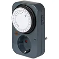 brennenstuhl Zeitschaltuhr MZ 20, mechanische Timer-Steckdose mit Kindersicherung, grau Produktbild img1 S