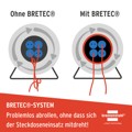 Produktbild von brennenstuhl® - Garant Bretec IP44 Gewerbe-/Baustellen-Kabeltrommel 25m H07RN-F