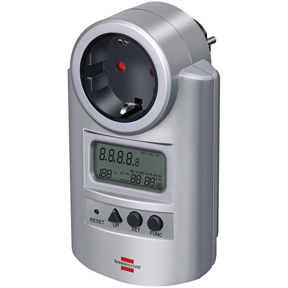 brennenstuhl Primera-Line Energiemessgerät PM 231 E, Kinderschutz, 2 einstellbare Stromtarife Produktbild img1 L
