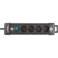 brennenstuhl Steckdosenleiste Premium-Line 1951140100 4-fach schwarz Produktbild img4 S