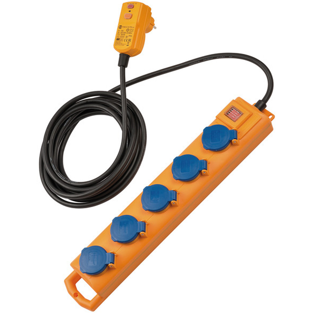 brennenstuhl® Steckdosenleiste FI-Safe 5m H07RN-F3G1,5 Produktbild img1 L