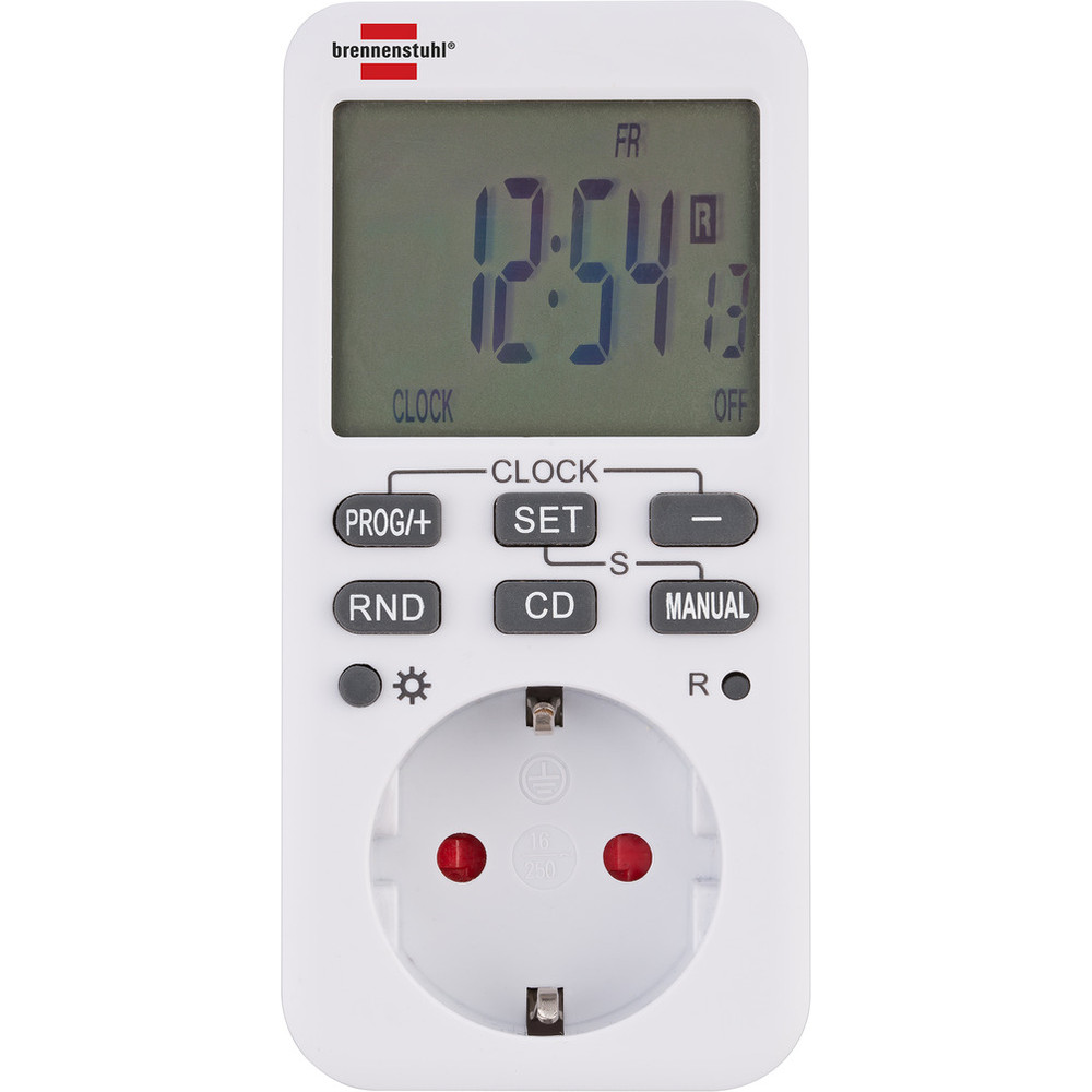 brennenstuhl® Comfort-Line Digitale Wochenzeitschaltuhr Produktbild img3 L
