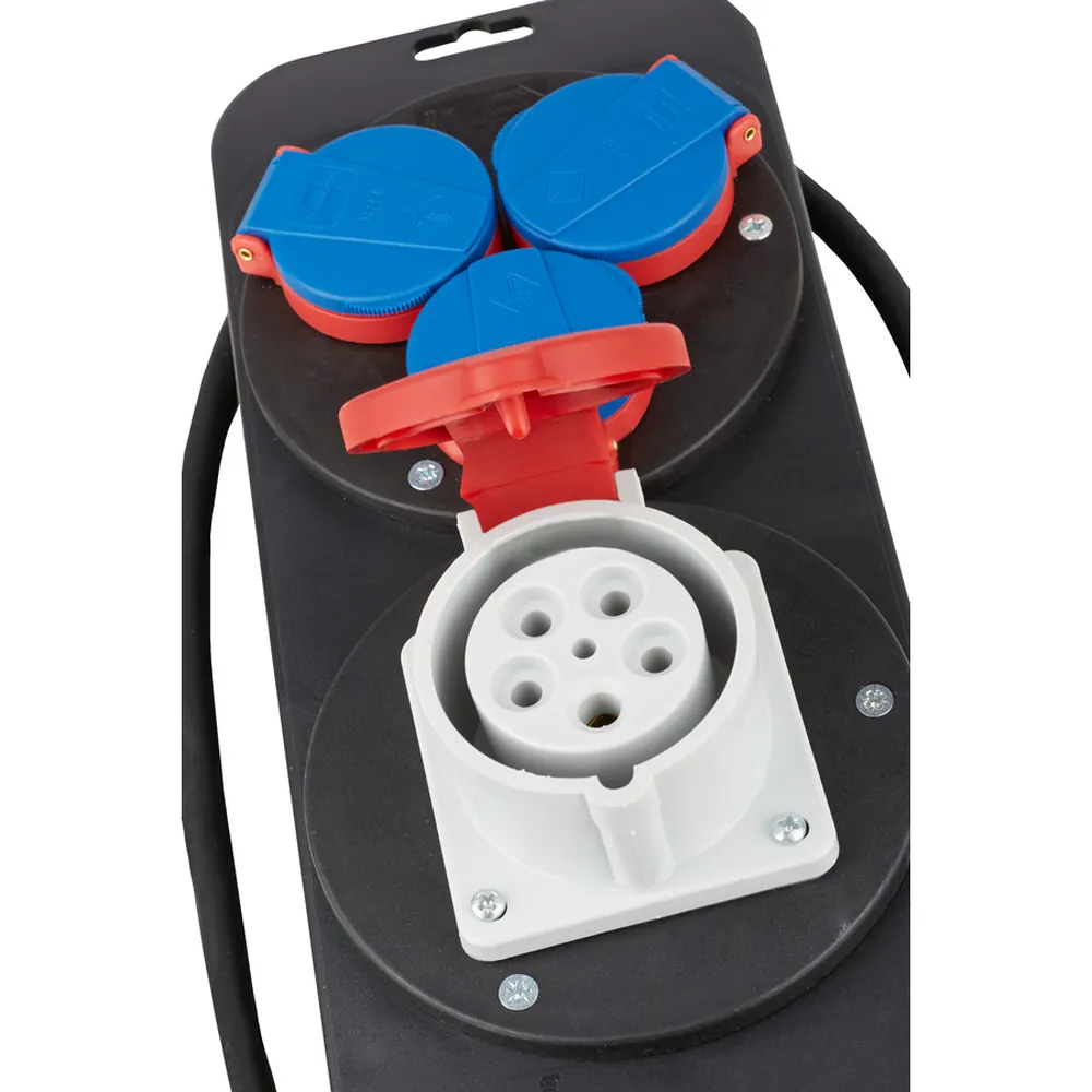 brennenstuhl Stromstation CEE1 IP44 Stecker 400V/16A Steckdosen 1x CEE 400V/16A+3x 230V/16A Produktbild img2 L