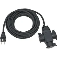 Produktbild von brennenstuhl® - Baustellen-Verlängerungskabel 10m H07RN-F3G1,5 schwarz mit 3-fa