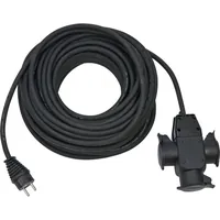 Produktbild von brennenstuhl® - Baustellen-Verlängerungskabel 25m H07RN-F3G1,5 schwarz mit 3-fa