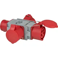 Produktbild von brennenstuhl® - Kreuzverteiler CEE400V/32A 3fach Stecker CEE + 3x Steckdosen CE