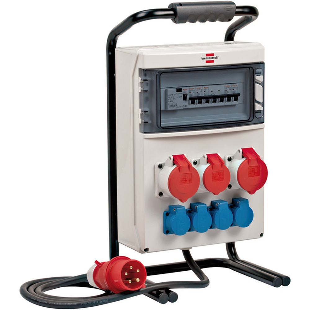 brennenstuhl® Tragbarer Stromverteiler BSV 4 IP44 2m H07RN-F5G4,0&nbsp;2x32A + 1x16A Produktbild img1 L