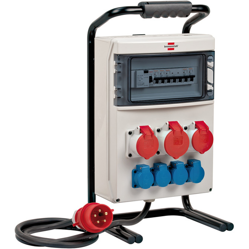 brennenstuhl® Tragbarer Stromverteiler BSV 4 IP44 2m H07RN-F5G4,0 1x32A + 2x16A Produktbild img1 L