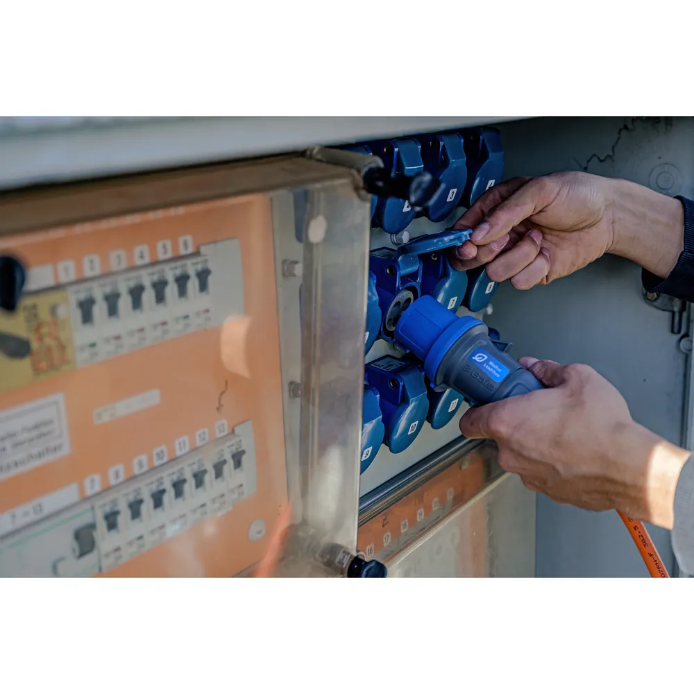brennenstuhl Camping-/Maritim CEE Verlängerungskabel IP44 25m H07RN-F 3G2,5 orange CEE 230V/16A Stecker und Kupplung Produktbild img7 L