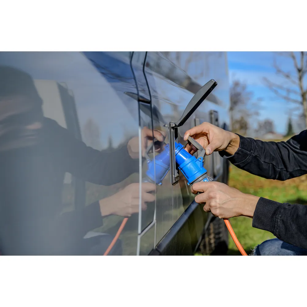 brennenstuhl Camping-/Maritim CEE Verlängerungskabel IP44 25m H07RN-F 3G2,5 orange CEE 230V/16A Stecker und Kupplung Produktbild img8 L