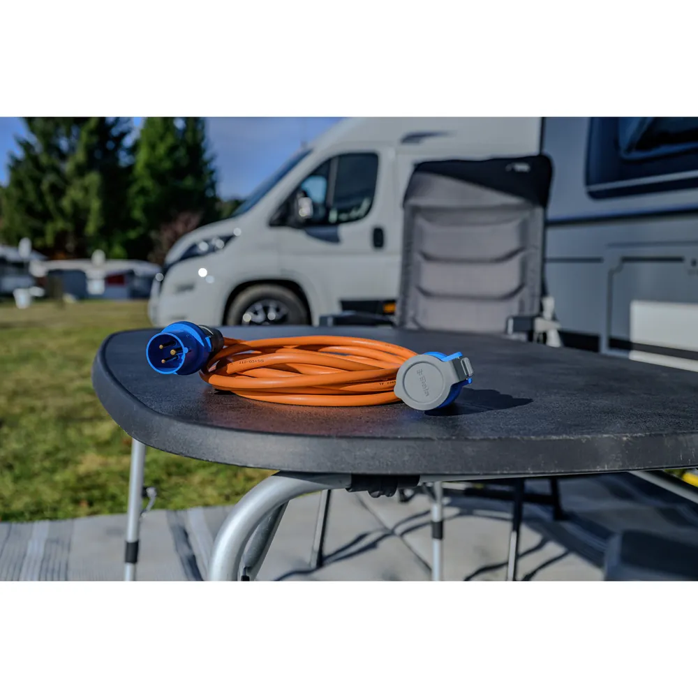brennenstuhl Camping-/Maritim CEE Verlängerungskabel IP44 25m H07RN-F 3G2,5 orange CEE 230V/16A Stecker und Kupplung Produktbild img6 L