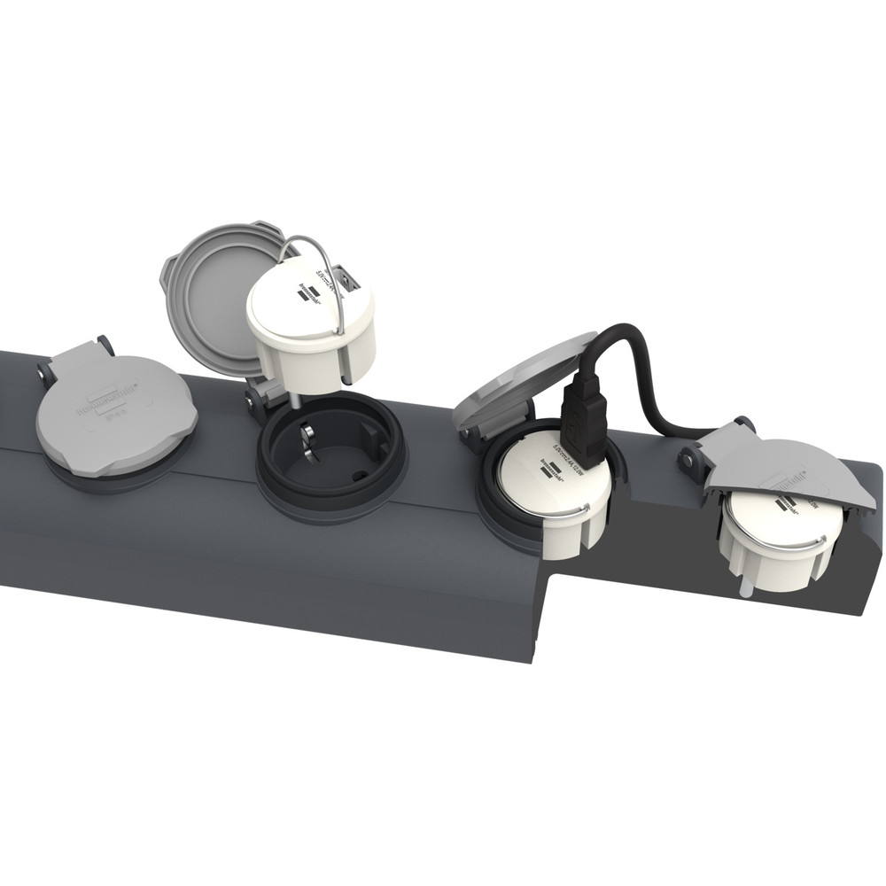 brennenstuhl® USB Steckdosenadapter 2,4A weiß Produktbild img2 L