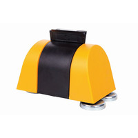 dancop CRASH STOP Magnetgurtbandkassette, Gurtband 50mm x 4,6m, gelb/schwarz Produktbild