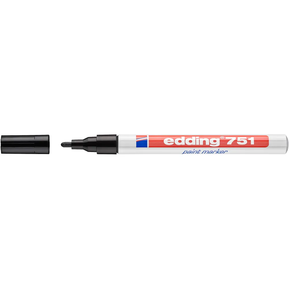 edding 751 Lackmarker schwarz Produktbild img1 L