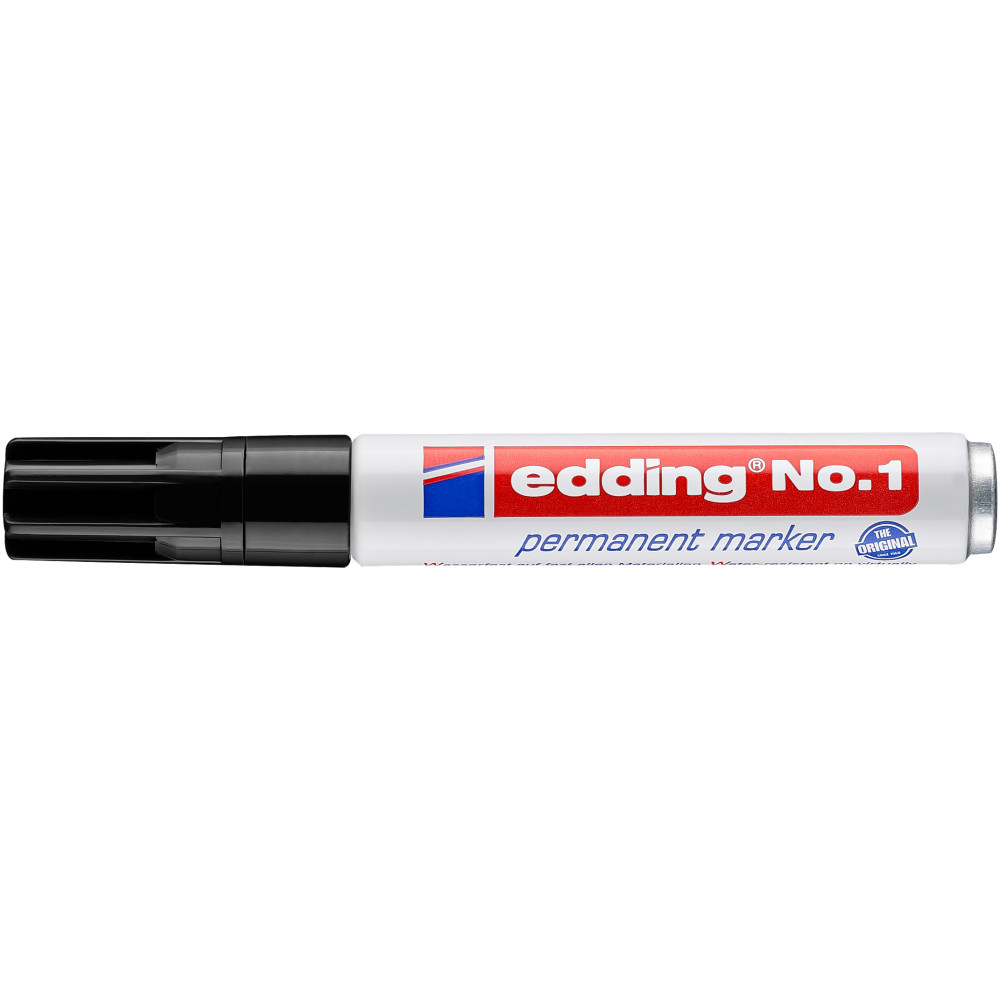edding No. 1 Permanentmarker schwarz Produktbild img4 L