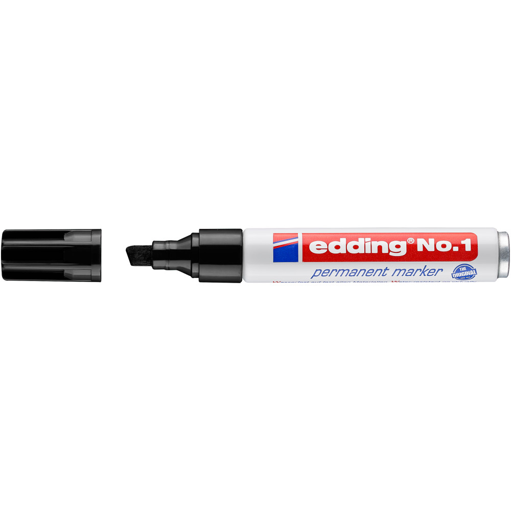 edding No. 1 Permanentmarker schwarz Produktbild img1 L