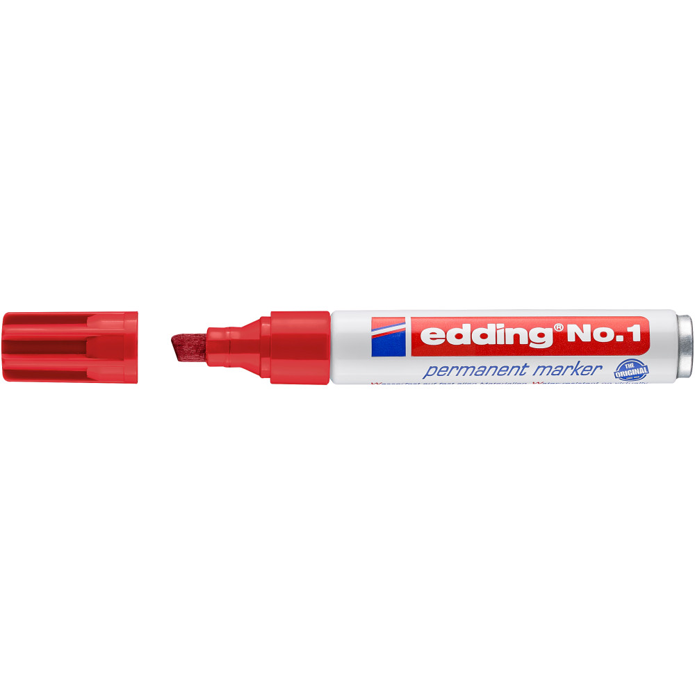 edding No. 1 Permanentmarker rot Produktbild img1 L