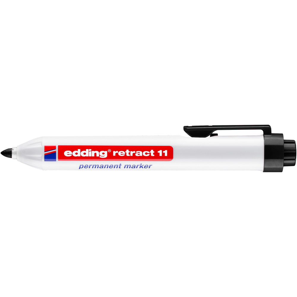 edding retract 11 Permanentmarker schwarz Produktbild img1 L