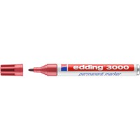 Produktbild von edding - 3000 Permanentmarker karminrot