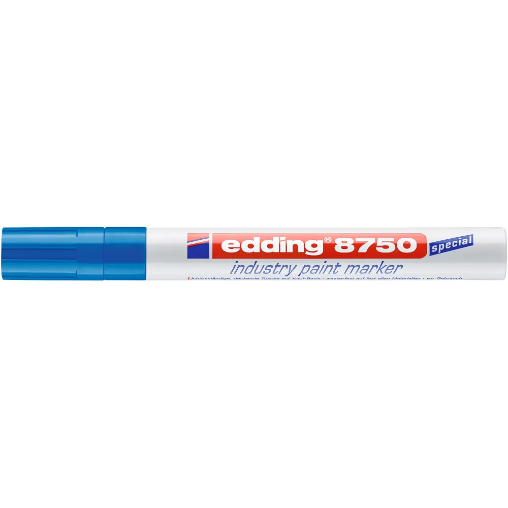 edding 8750 Industrie Lackmarker blau Produktbild img3 L