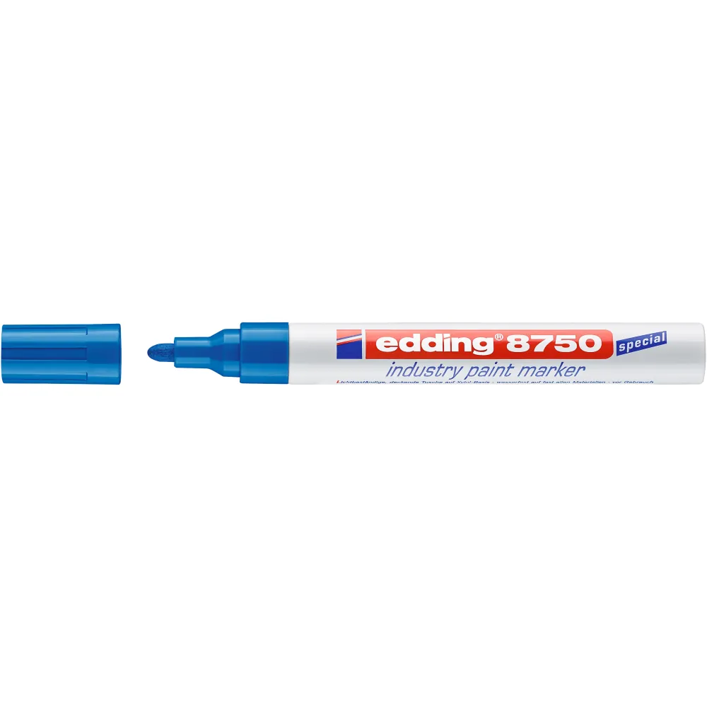 edding 8750 Industrie Lackmarker blau Produktbild img1 L