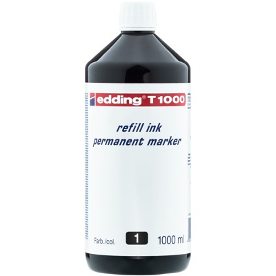 Produktbild von edding - T 1000 Nachfülltinte Permanentmarker schwarz