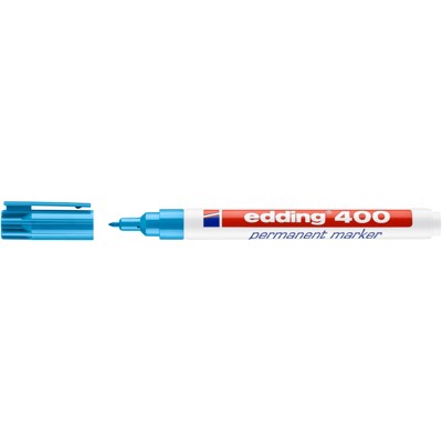 Produktbild von edding - 400 Permanentmarker hellblau