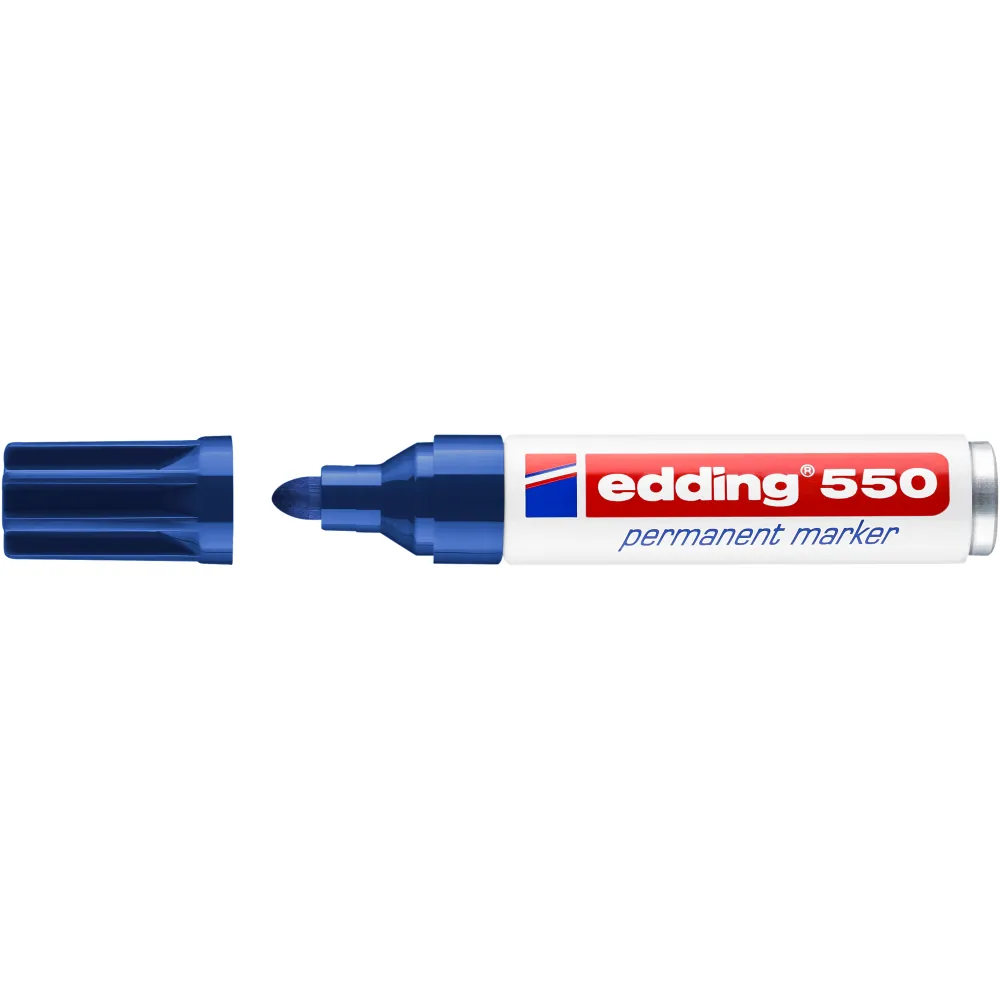 edding 550 Permanentmarker blau Produktbild img1 L