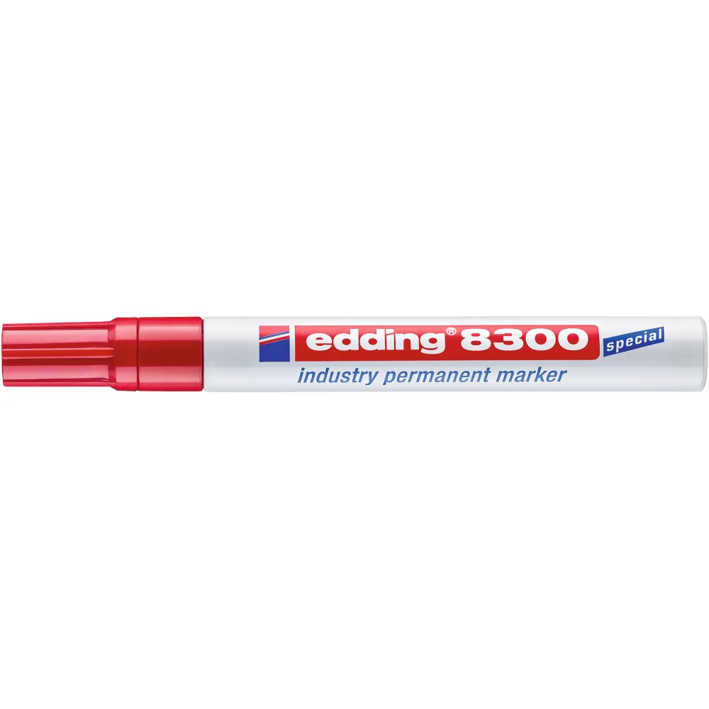 edding 8300 Industrie Permanentmarker rot Produktbild img3 L
