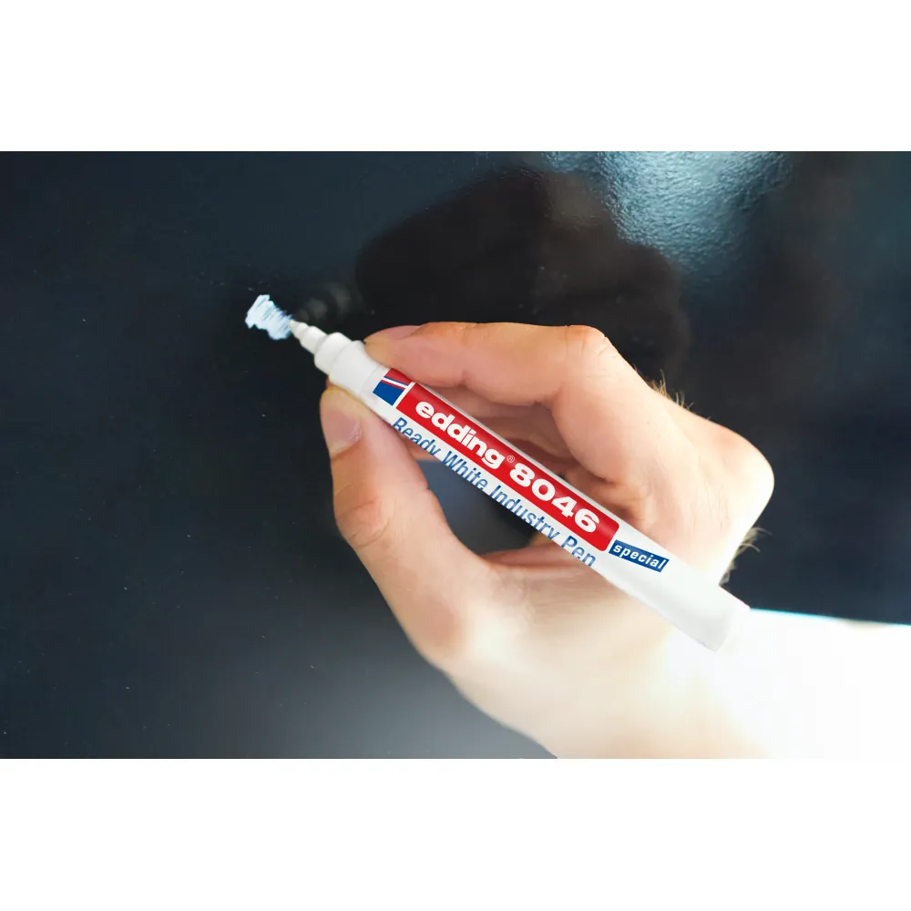edding 8046 Ready white industry pen permanent Produktbild img4 L