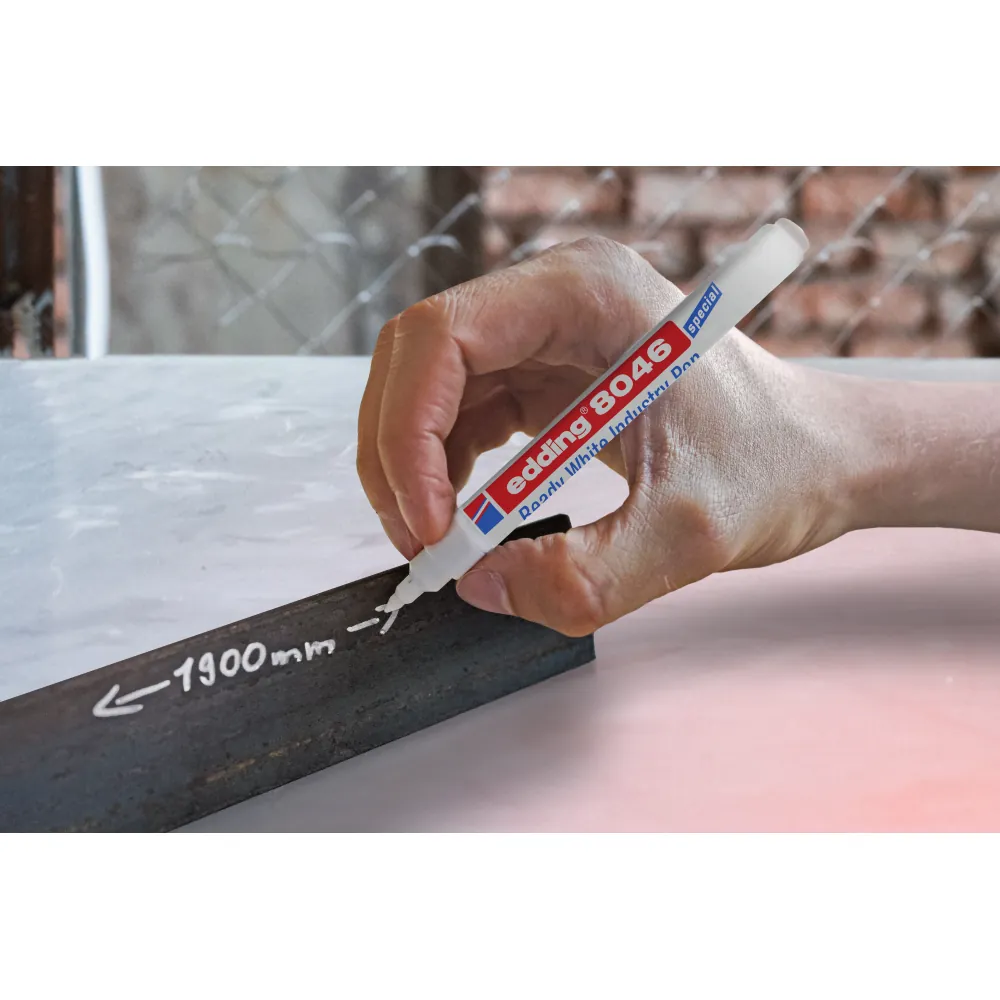 edding 8046 Ready white industry pen permanent Produktbild img5 L