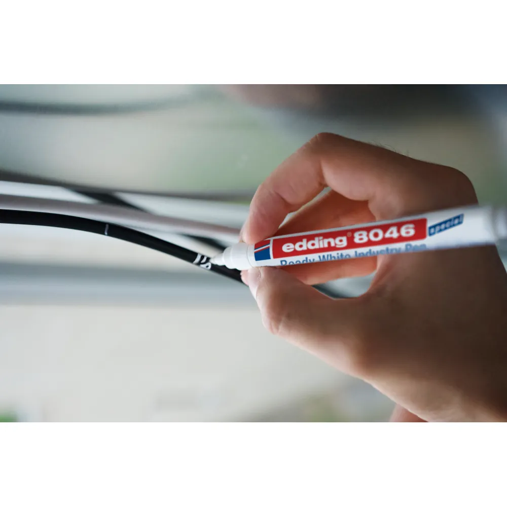 edding 8046 Ready white industry pen permanent Produktbild img7 L
