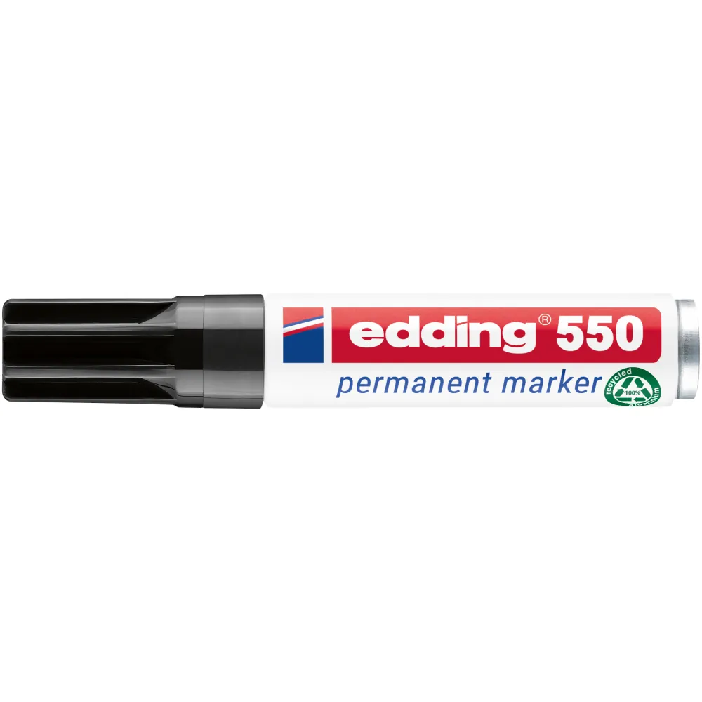edding 550 Permanentmarker schwarz Produktbild img5 L