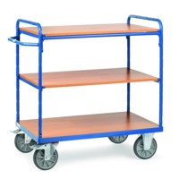 Produktbild von fetra® - Etagenwagen 8100, 3 Ebenen, Tragkraft 500kg