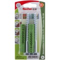 Produktbild von fischer - Universal-Nylondübel UX GREEN mit Schraube, verzinkt 12x70 S K