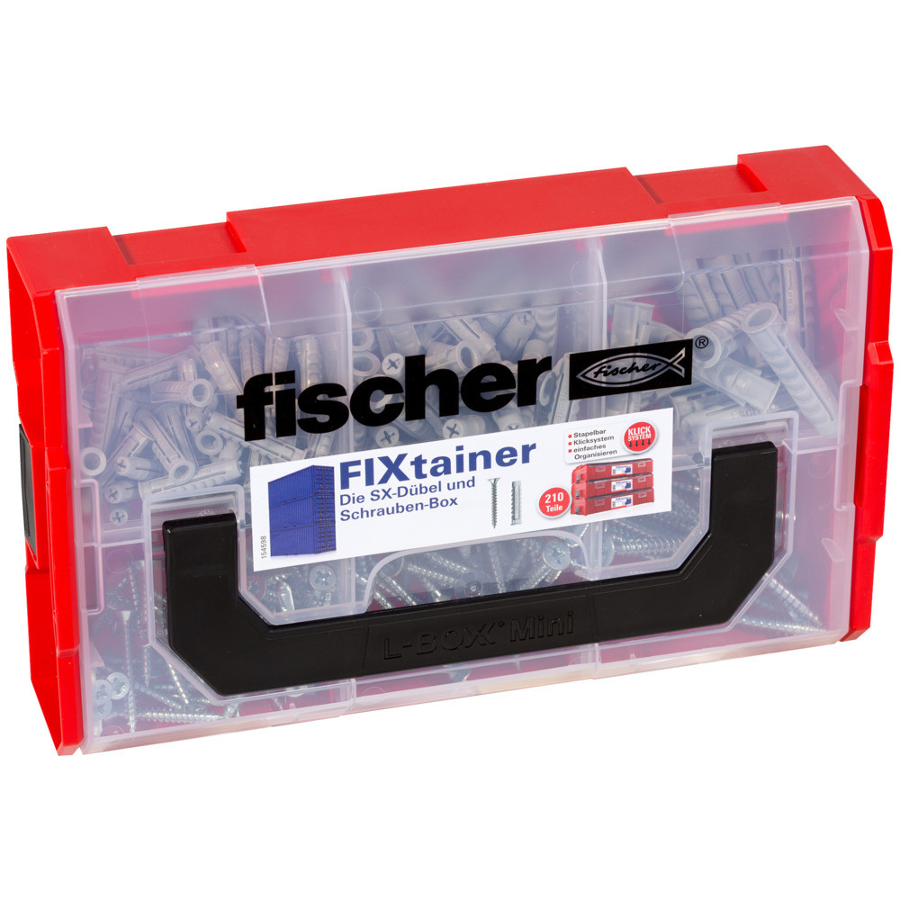 fischer FIXtainer SX-Dübel u Schrauben-Box Produktbild img1 L