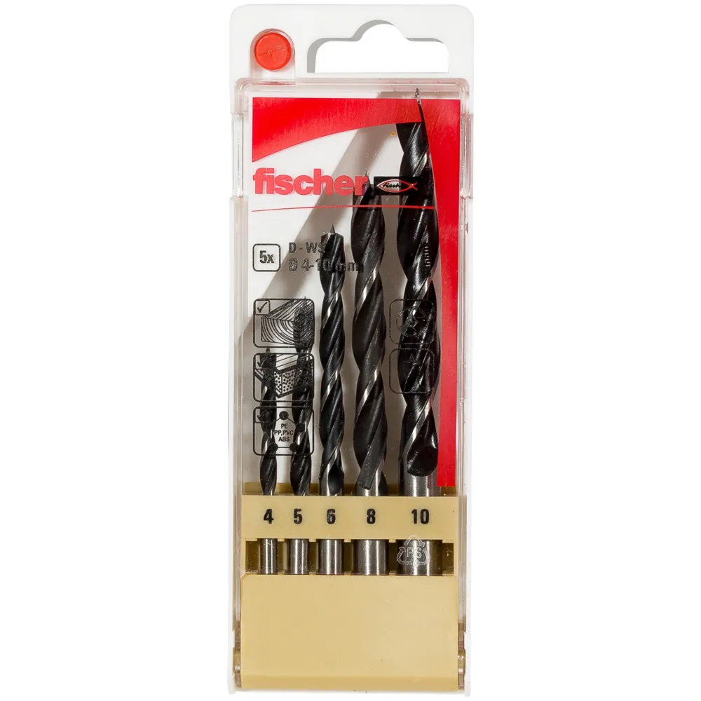 fischer Holzspiralbohrer D-WS Set Produktbild img1 L