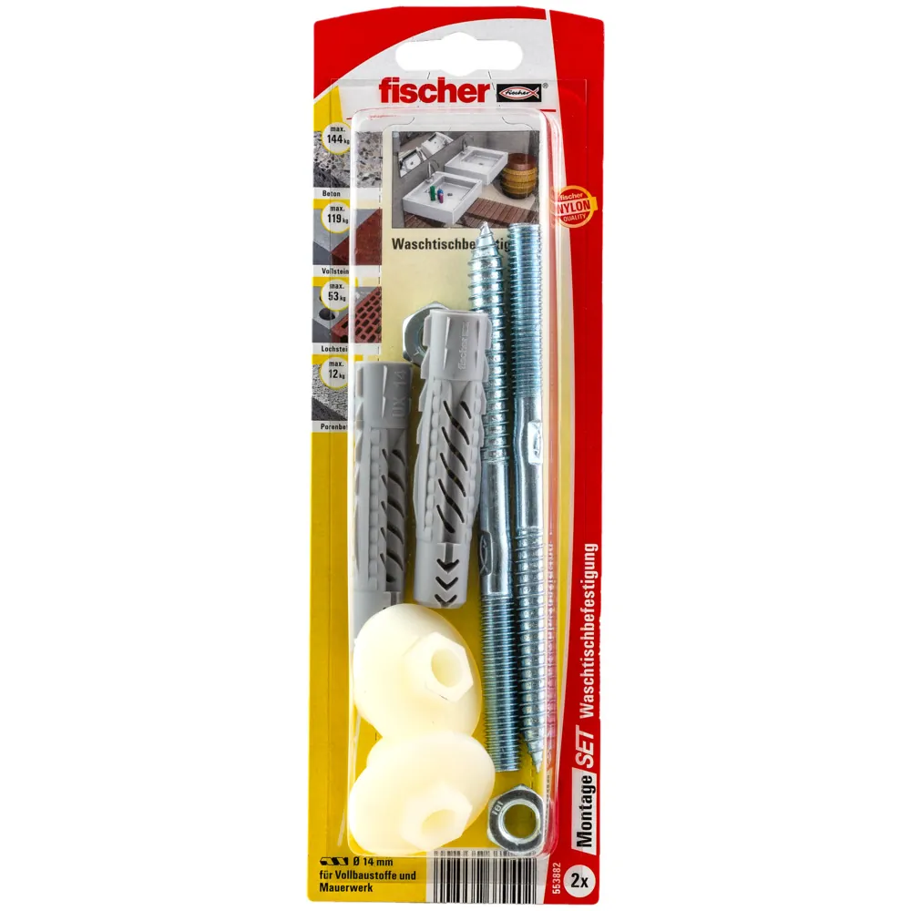 fischer M-Set Waschtischbefestigung K Produktbild img1 L