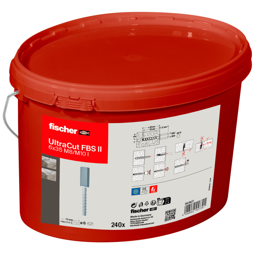 fischer UltraCut FBS II 6x35 M8/M10 I Eimer(240) Produktbild img2 L
