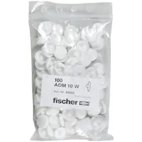 fischer Abdeckkappe für Fensterrahmendübel ADM 10 W weiß Produktbild
