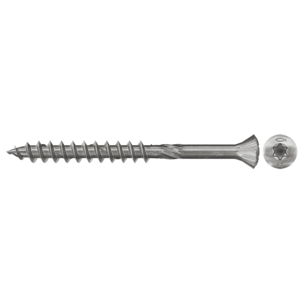 fischer Fassadenschrauben FFSII-RT60, Edelstahl A2, Senkkopf Produktbild img1 L