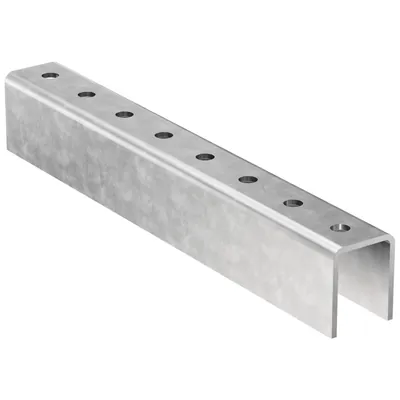 Produktbild von fischer - Konstruktionselement - Schienenverbinder feuerverzinkt FUF OC 62 fvz