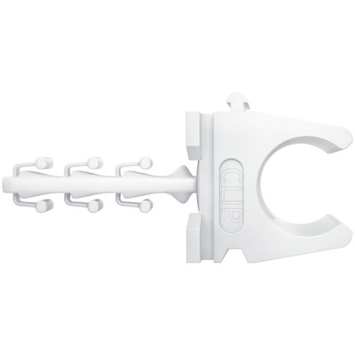 Fischer Steckfix SF Plus – Collier De Fixation Tout-en-un Pour Tuyaux Et Câbles, Montage Rapide Sans Vis