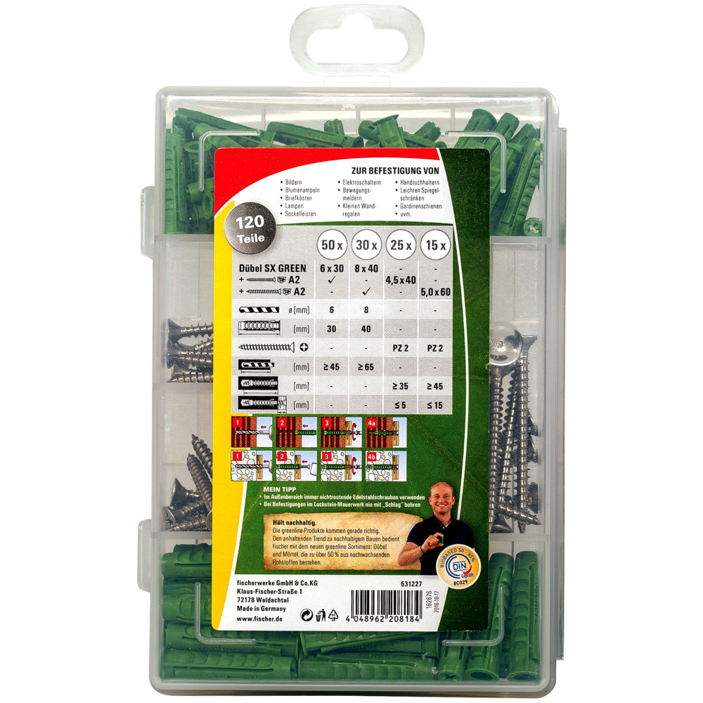 fischer Meister-Box greenline SX + A2 Schraube Produktbild img2 L